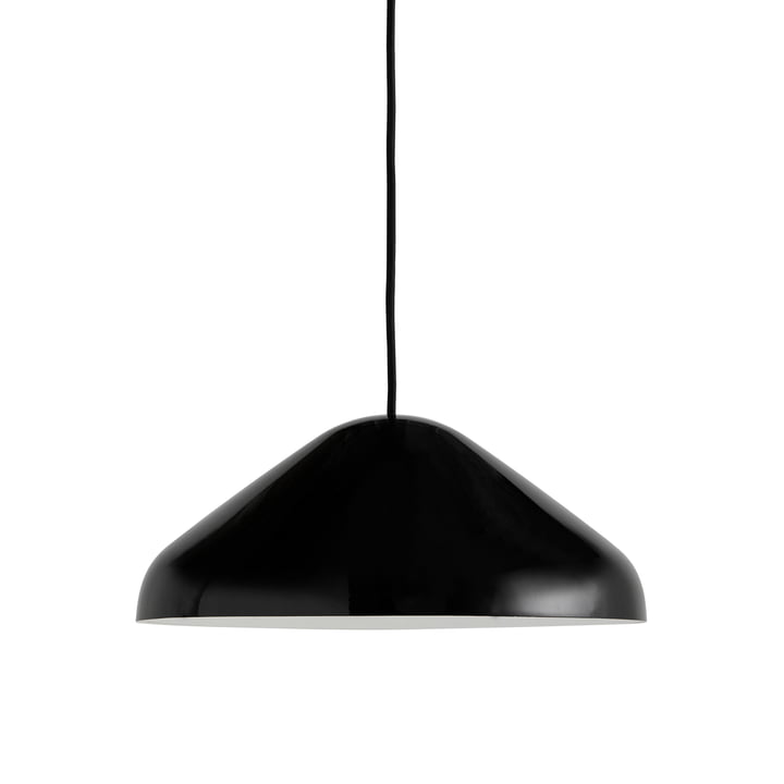The Pao Steel pendant lamp, Ø 35 x H 14.5 cm, black by Hay