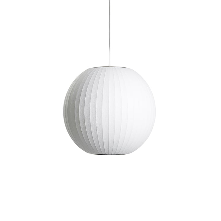 Nelson Ball Bubble pendant lamp S, Ø 3 2. 5 x H 30.5 cm, off white by Hay