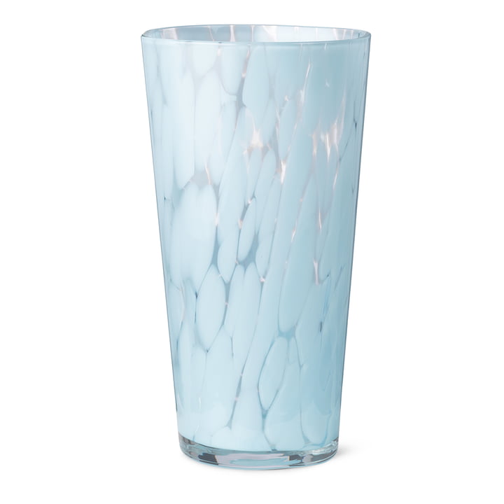 The Casca vase from ferm Living in pale blue