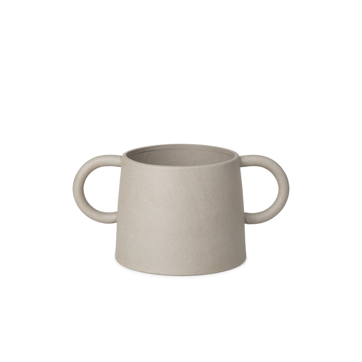 The Anse flower pot from ferm Living in natural