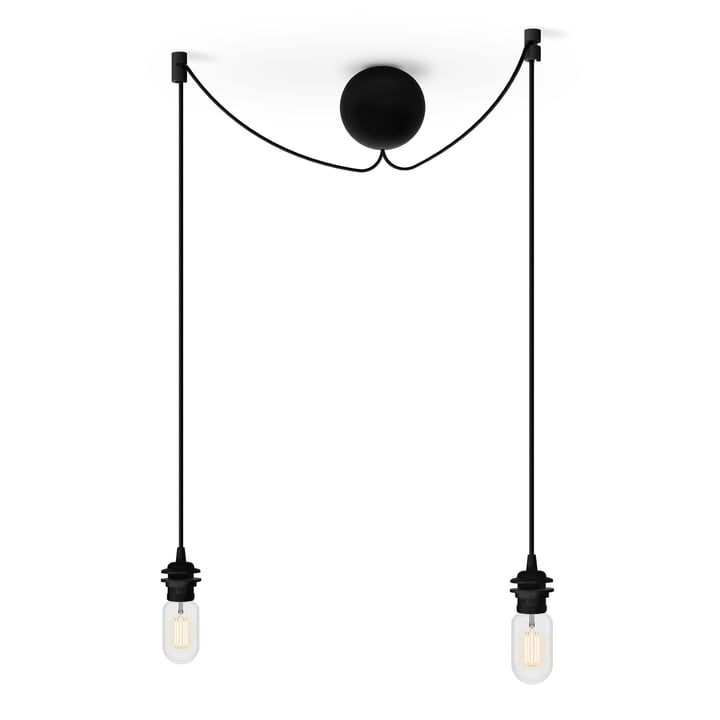 The lamp suspension from Umage in black