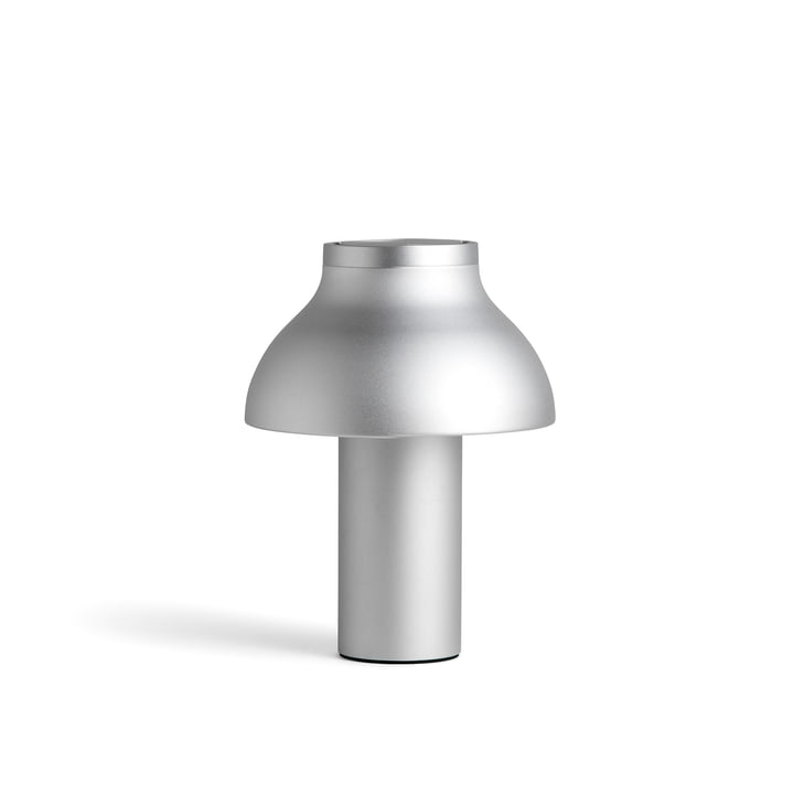 PC table lamp S, Ø 25 x H 33 cm, silver by Hay