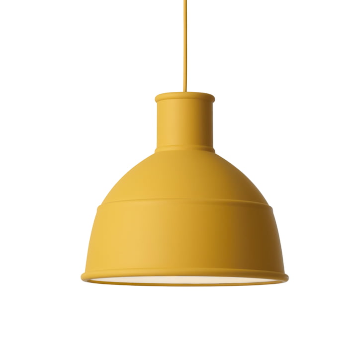 Unfold pendant lamp from Muuto in mustard