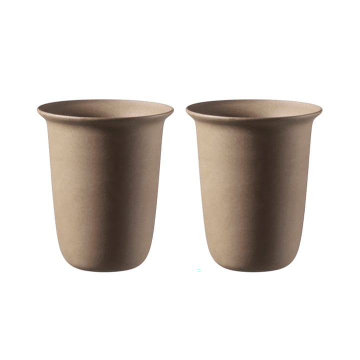 The Ildpot drinking cup V34 from FDB Møbler in brown