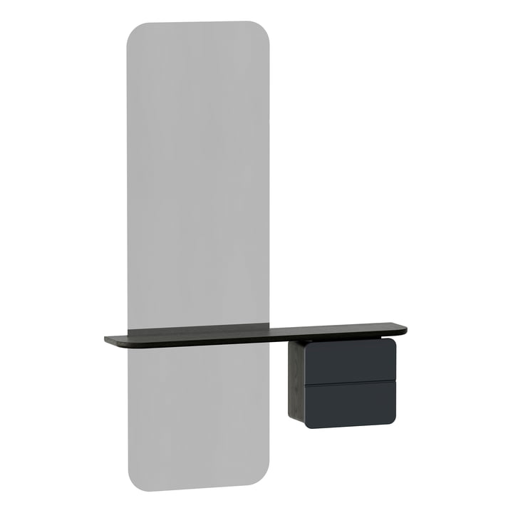 The One More Look mirror from Umage in black / anthracite