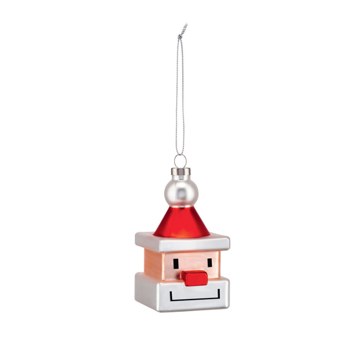 The Santa Cube Christmas tree decorations from Alessi