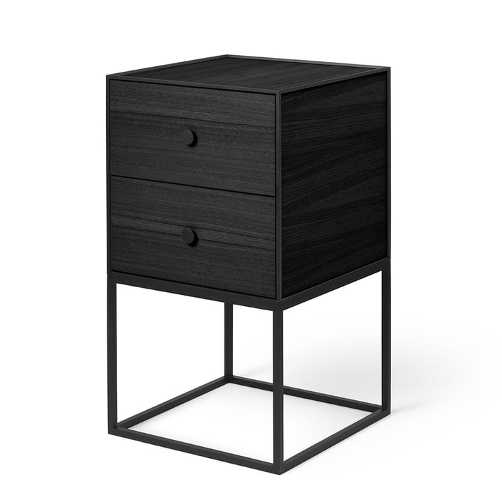 Frame Sideboard 35 (incl. 2 drawers), black stained ash from Audo
