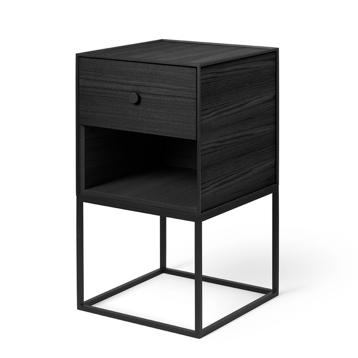 Frame Sideboard 35 (incl. drawer), black stained ash from Audo