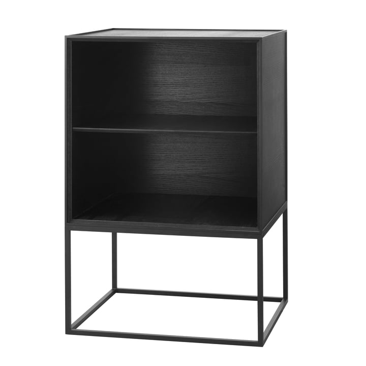 Frame Sideboard 49 (incl. shelf), black stained ash from Audo