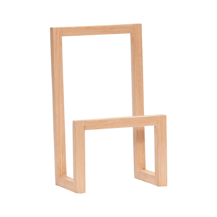 Magazine holder for the wall, oak, natural from Hübsch Interior