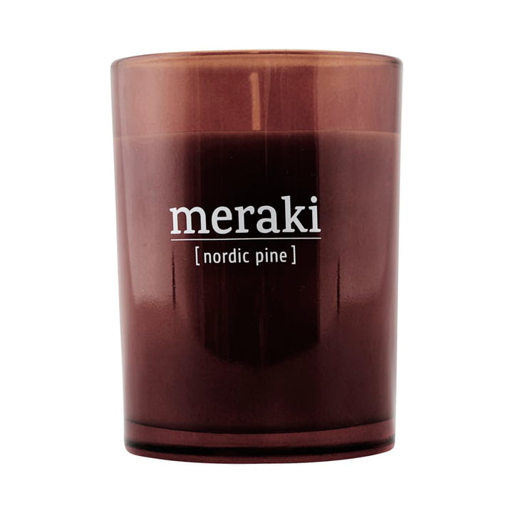 The scented candle Nordic pine from Meraki , Ø 8 cm
