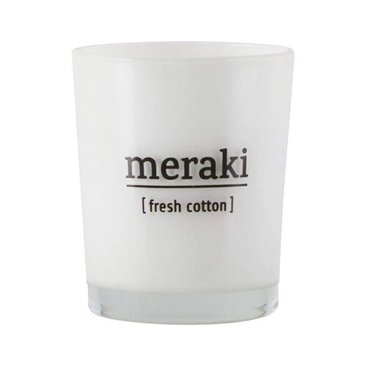 The scented candle Fresh Cotton from Meraki , Ø 5.5 cm
