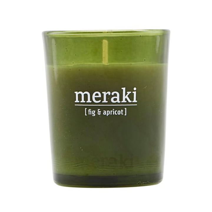 The scented candle Fig & Apricot from Meraki , Ø 5.5 cm