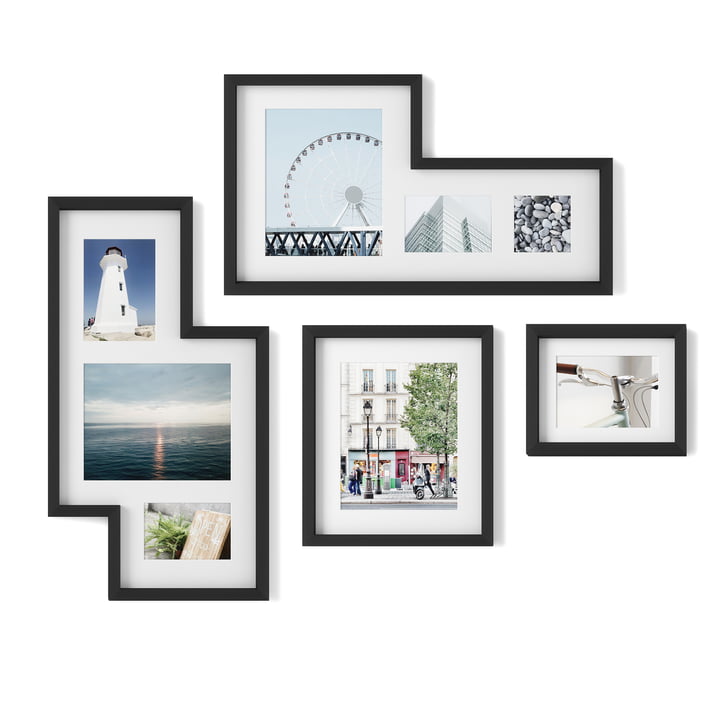 The Mingle Gallery picture frame from Umbra in black