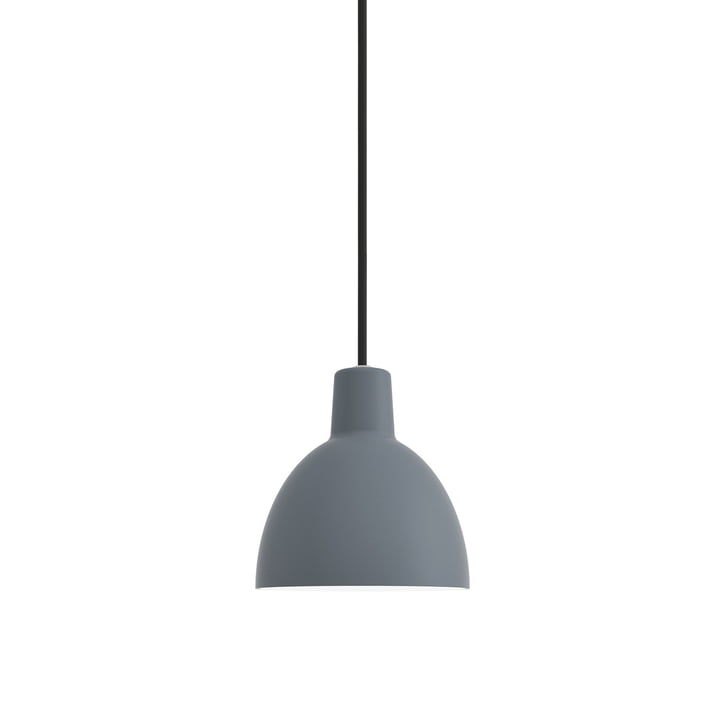 Toldbod 170 Pendant lamp from Louis Poulsen in blue-grey (supply cable black)