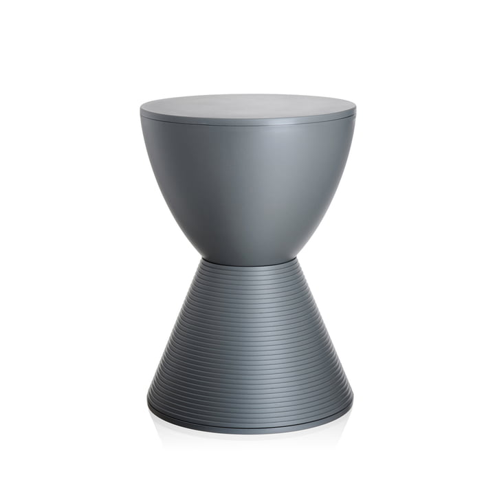 Prince AHA Stool from Kartell in dove grey