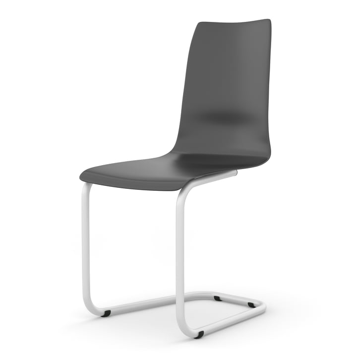 Cantilever chair from Tojo in black