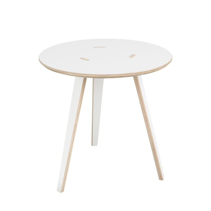 rund Side table Ø 40 cm from Tojo in white