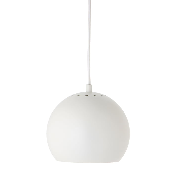 Ball Pendant light Ø 18 cm, white matt / white from Frandsen