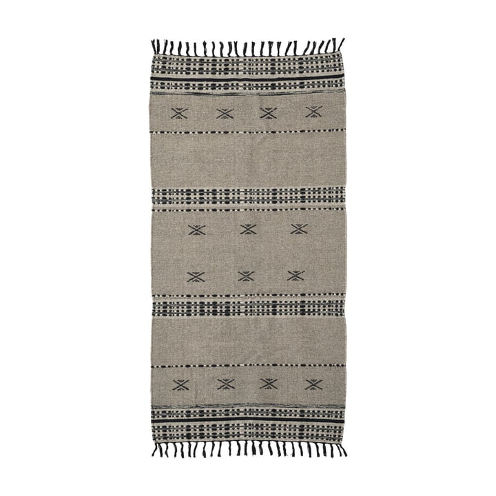 The Cros carpet runner from House Doctor in sand, 200 x 90 cm