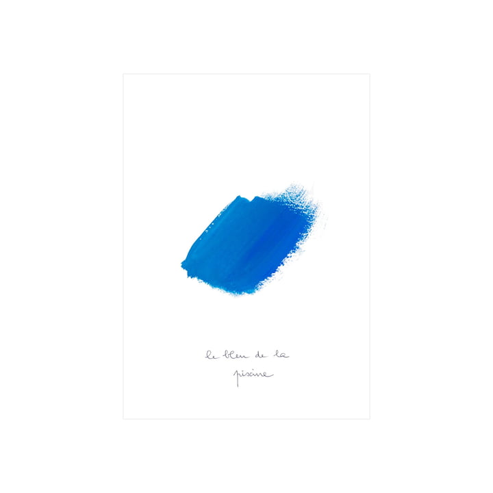 Le Bleu II Poster, 30 x 40 cm from Paper Collective