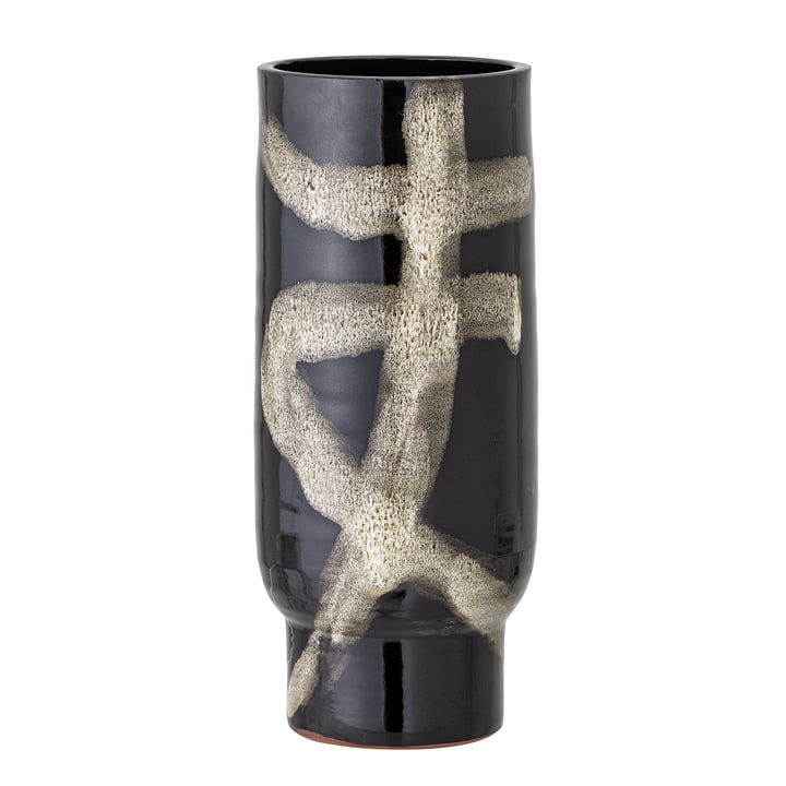 Vefa Vase H 28,5 cm from Bloomingville in black