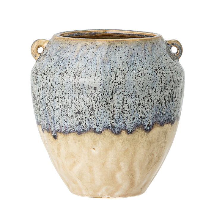 The Ika flower pot from Bloomingville in blue, Ø 14 cm