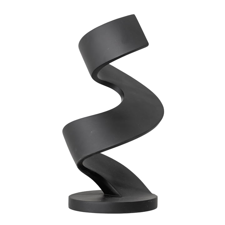 The Siele sculpture from Bloomingville in black, H 32 cm
