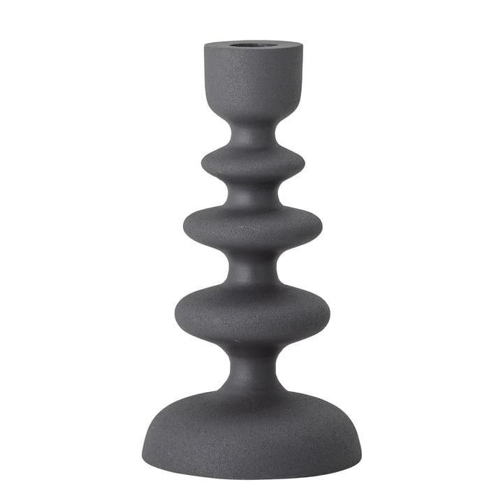 The Indiya candle holder from Bloomingville in grey, h 19,5 cm