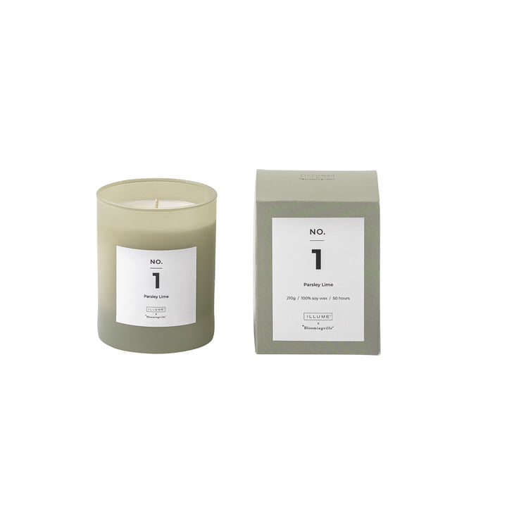 Bloomingville - ILLUME Scented Candle No. 1, Parsley Lime