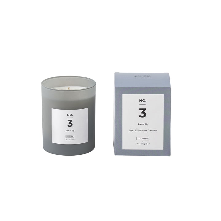 The ILLUME scented candle No. 3, Santal Fig by Bloomingville