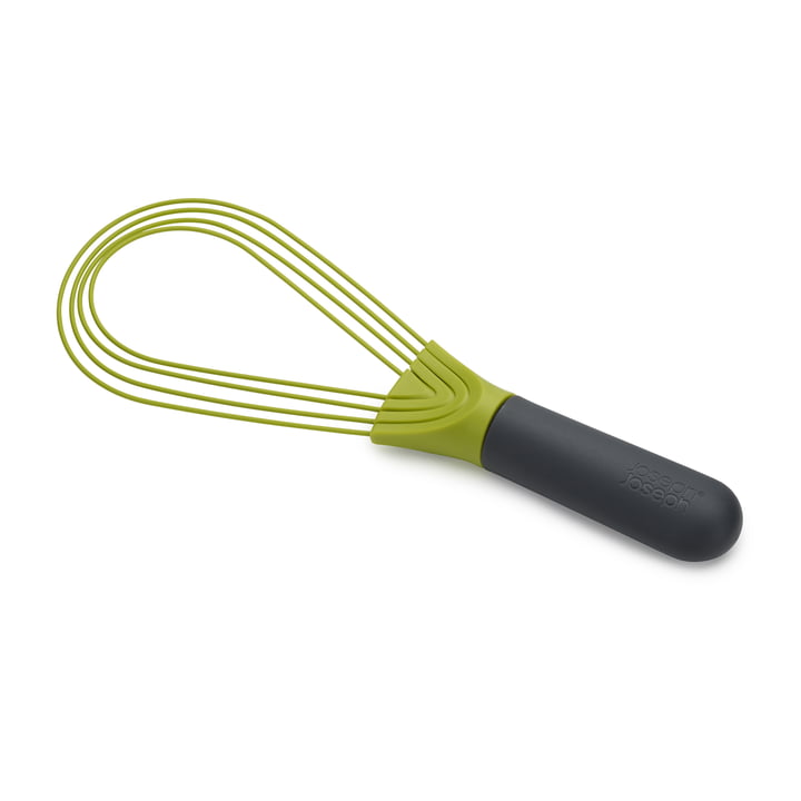The Twist Whisk from Joseph Joseph in grey / green