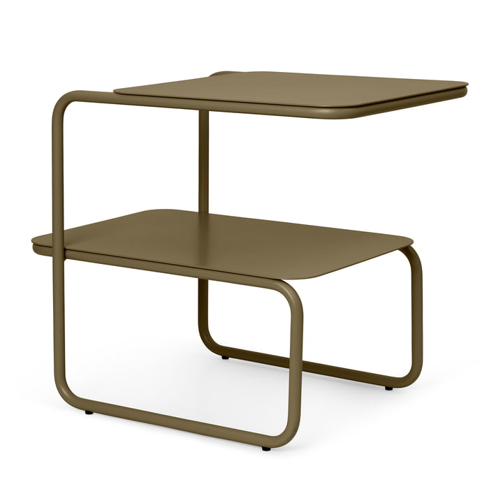 The Level side table by ferm Living in olive