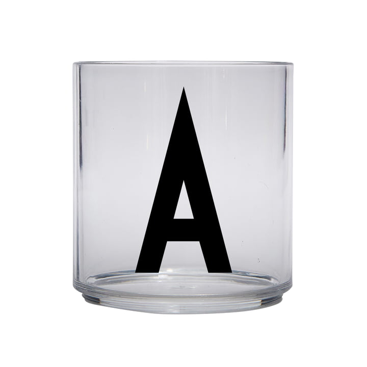 The AJ Kids Personal drinking glass, A by Design Letters