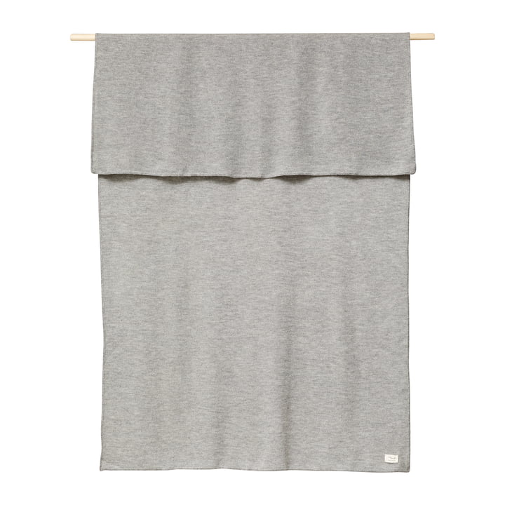 Aymara Blanket, 130 x 190 cm, plain gray from Form & Refine