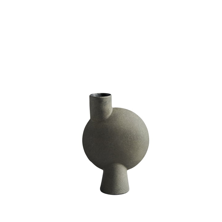The Sphere Vase Bubl Medio from 101 Copenhagen, dark gray