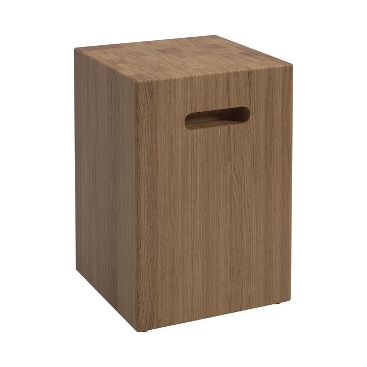 The Deco Block side table from Gloster , 31,5 x 31,5 cm, teak