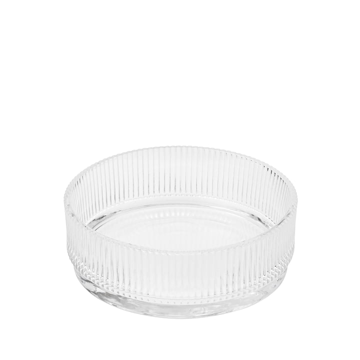 The Pilastro serving bowl from Stelton , small / transparent