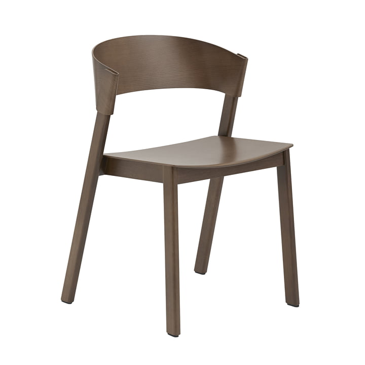 The Cover Side Chair from Muuto , dark brown