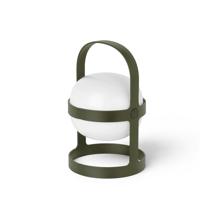 The Soft Spot Solar rechargeable lamp from Rosendahl , H 18.5 cm, olive green