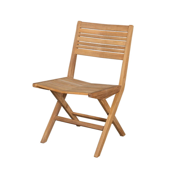 The Flip folding chair Outdoor from Cane-line , teak nature
