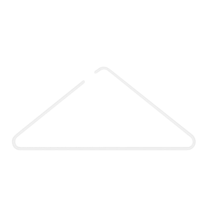 Triangle Coat hanger in white from Roomsafari