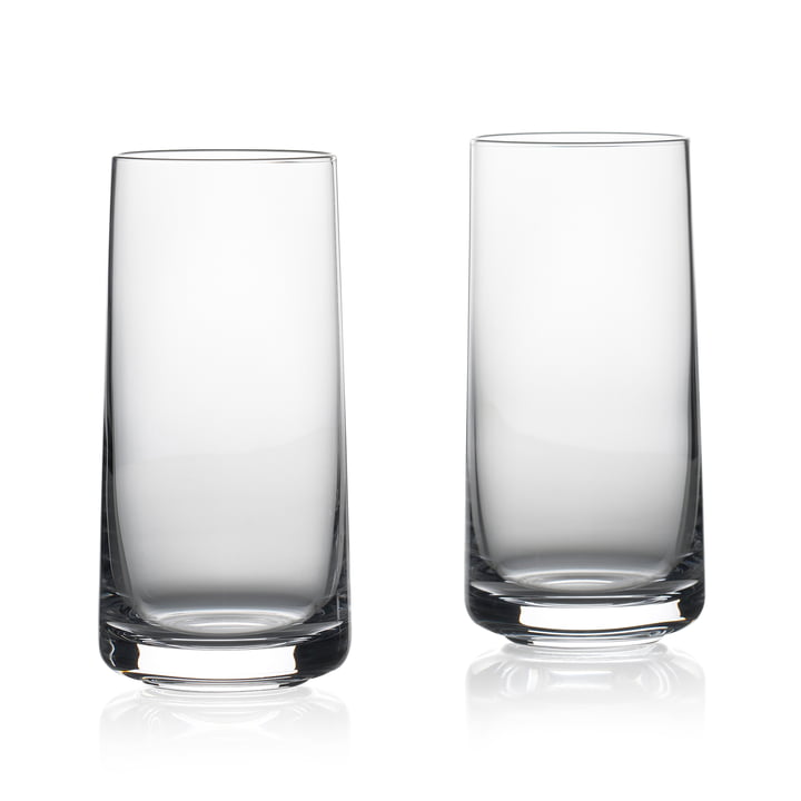 The Rocks drinking glasses from Zone Denmark , H 14,7 cm, clear (set of 2)