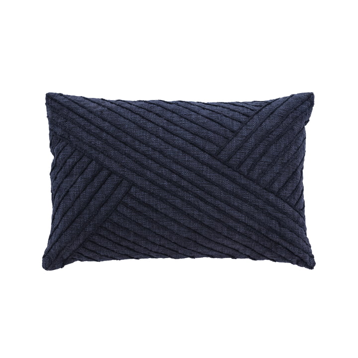 The Diagonal pillow from Södahl , 40 x 60 cm, indigo