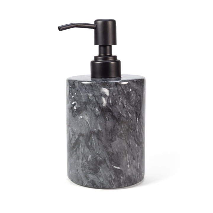 Marble soap dispenser, dark grey from yunic