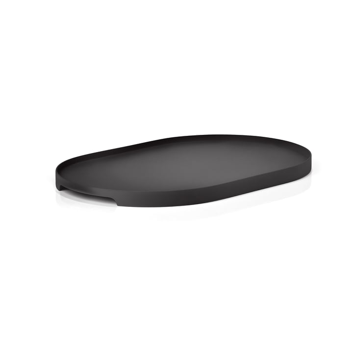 The Singles metal tray oval from Zone Denmark , 23 x 35 cm, black