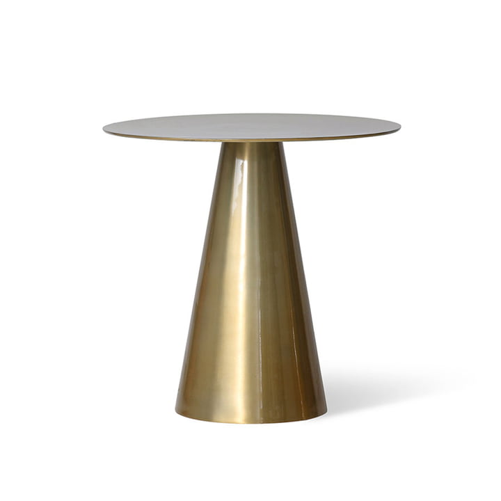 The brass side table from HKliving , Ø 49 cm