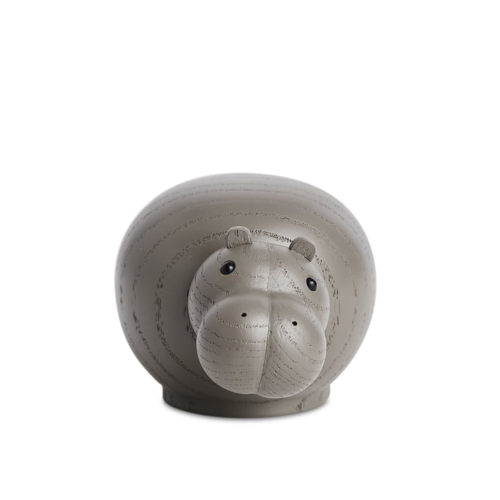 Hibo Hippo Small from Woud in oak taupe lacquered
