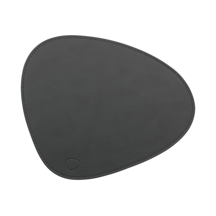 Mouse Mat Curve from LindDNA in Cloud anthracite / seam anthracite