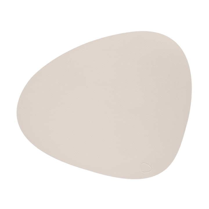 Placemat Curve L in Nupo soft nude by LindDNA